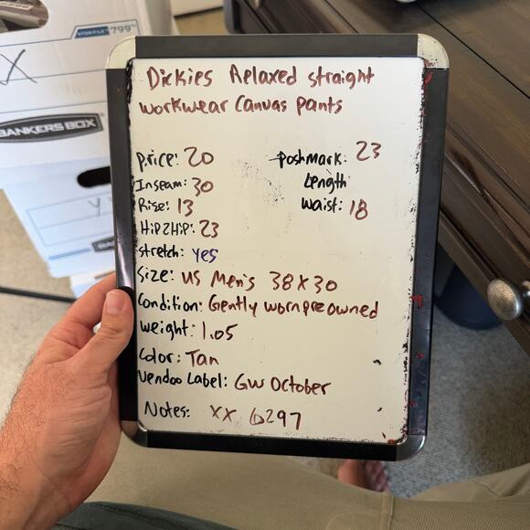 Dickies Relaxed Straight Workwear Canvas Pants US Men's 38x30 - Picture 5 of 5